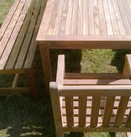 Providers of Southwold Rectangular 150cm Teak Table Set with Backless Benches