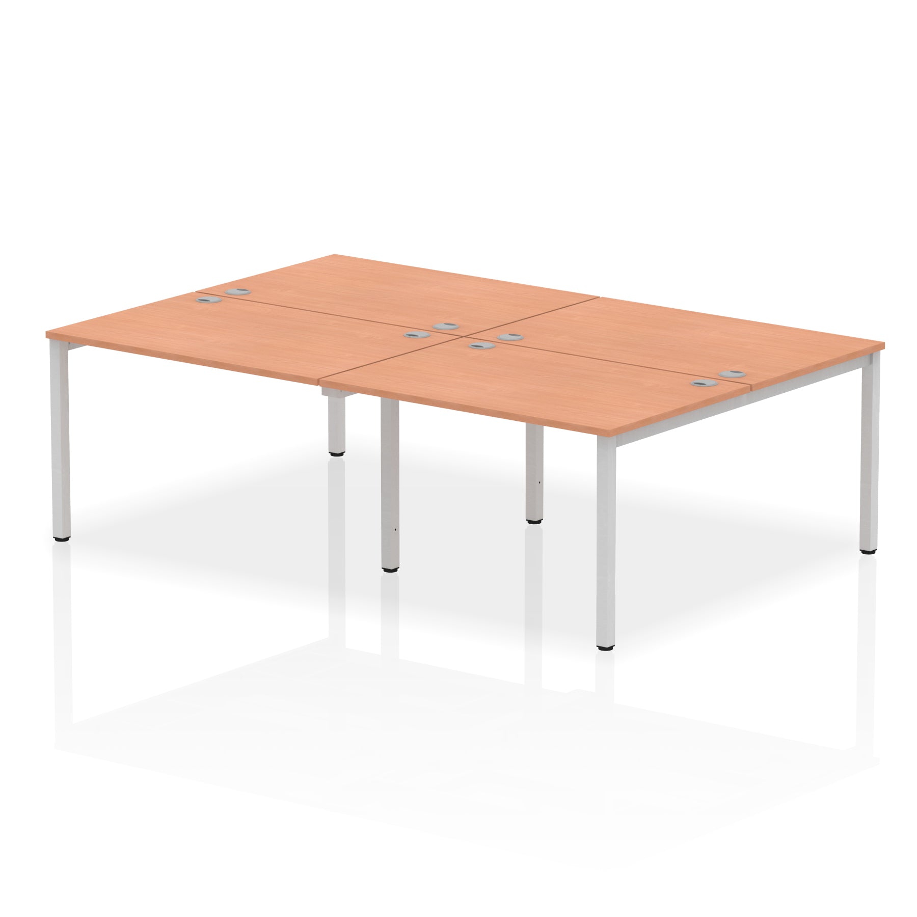 Specialising In Impulse B2B Bench Desk - 4 Person - 2400mm, 2800mm, 3200mm, 3600mm - Multiple Colour Options UK