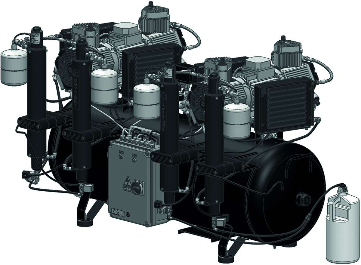 AC1200 (18-28 Surgeries) Hospital Compressor Systems