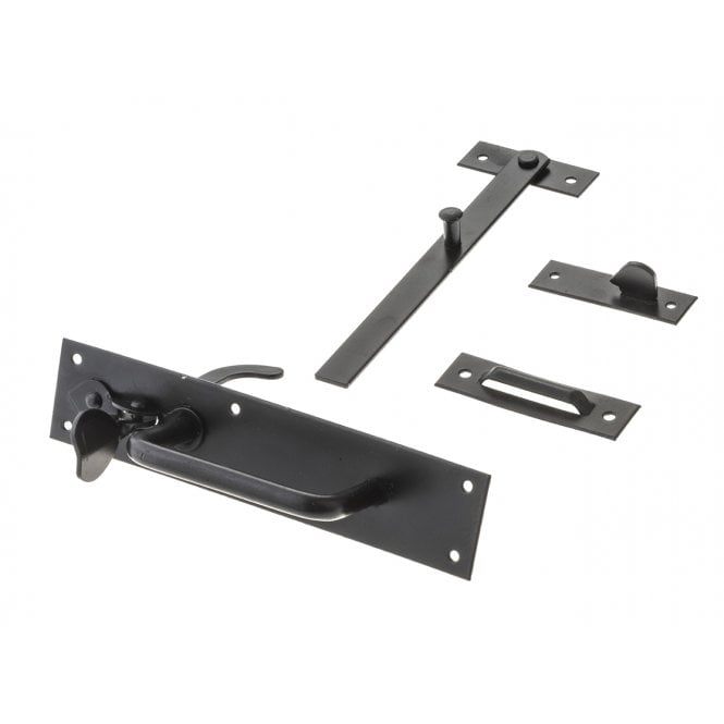 Side Gate Kit - Suffolk Latch Black