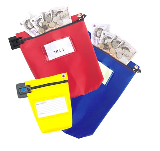 Re-usable, Tamper-evident Cash Bags