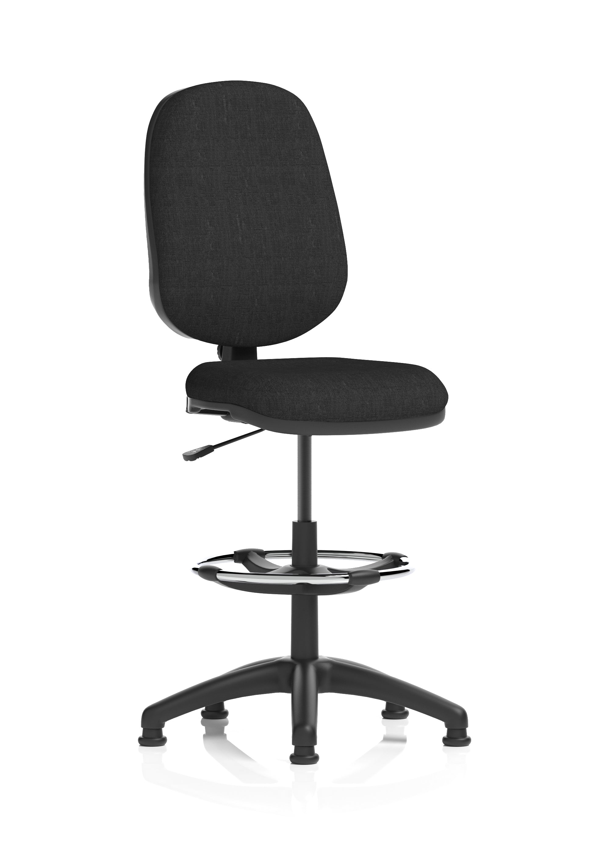 Specialising In Eclipse Plus I Medium Back Fabric Task Operator with Hi Rise Draughtsman Office Chair Near Me