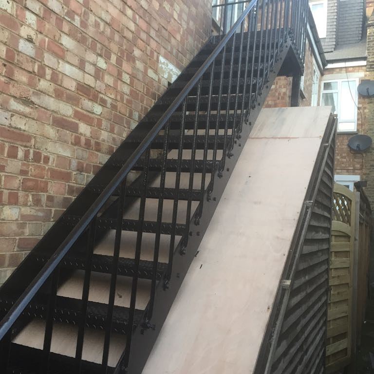 Specialising In Recovering Non Slip Platforms On Fire Escapes In South London