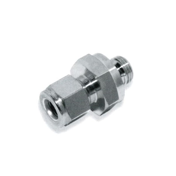 12mm OD Hy-Lok x 1/2" NPT O-Seal Pipe Thread Connector 316 Stainless Steel