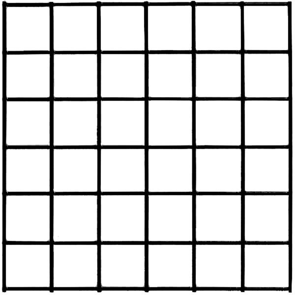 Welded Wire Mesh Powder Coated Black 50 x 50 x 3mm 1250 x 2400mm