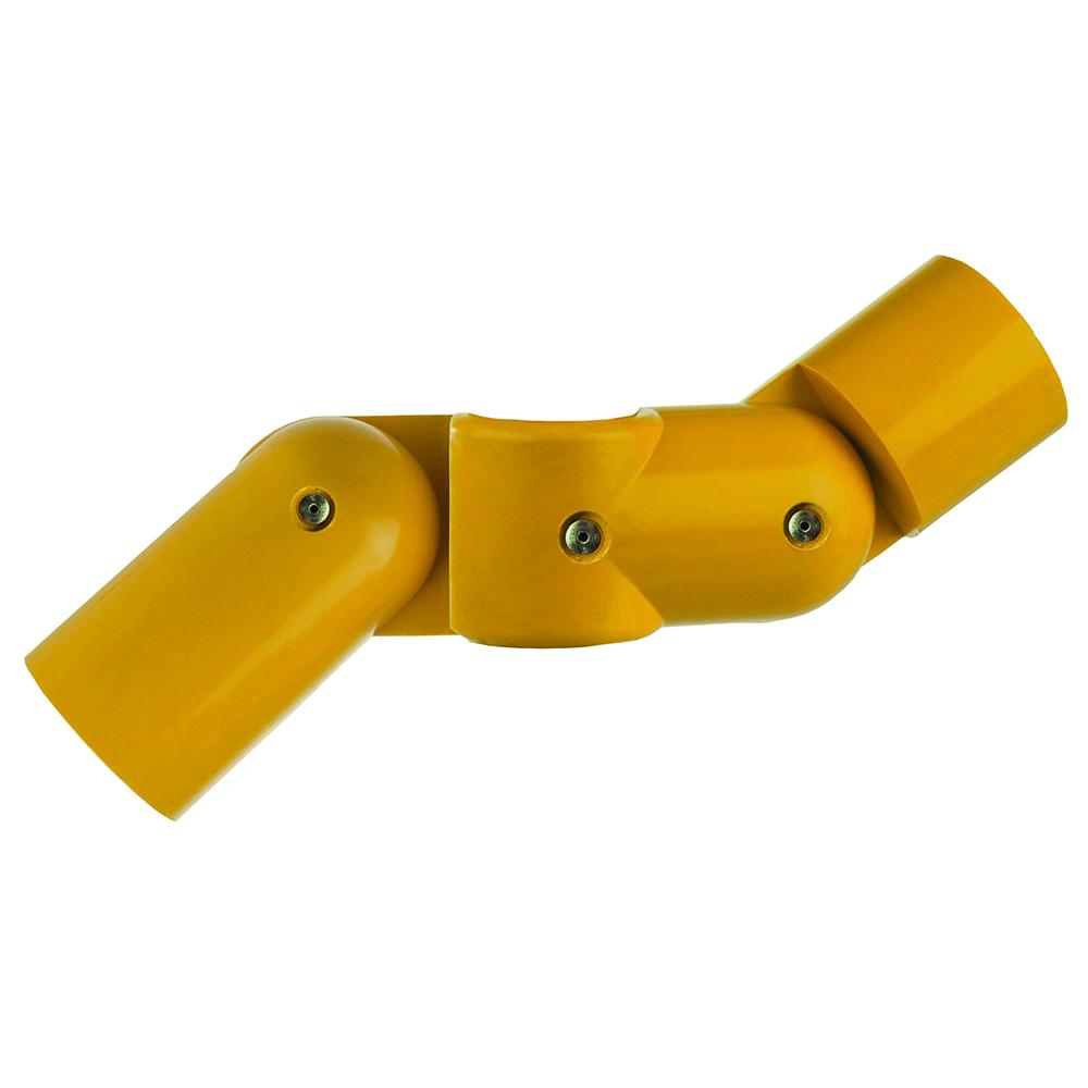 Double AdjustableYellow GRP - To suit 50mm O/D Tube