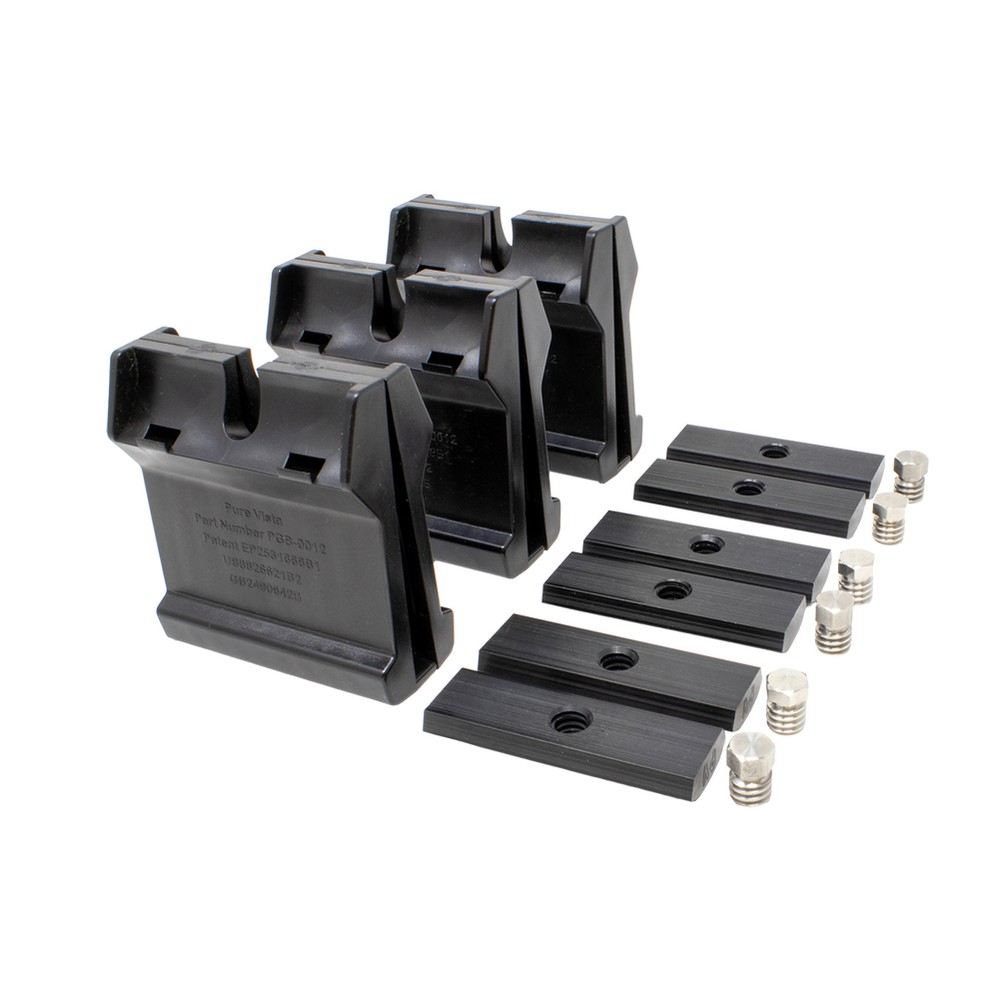 13.5mm Clamp Kit incl Clamps, Bars & Bolts POSI-Lite Frameless Glass Balustrade