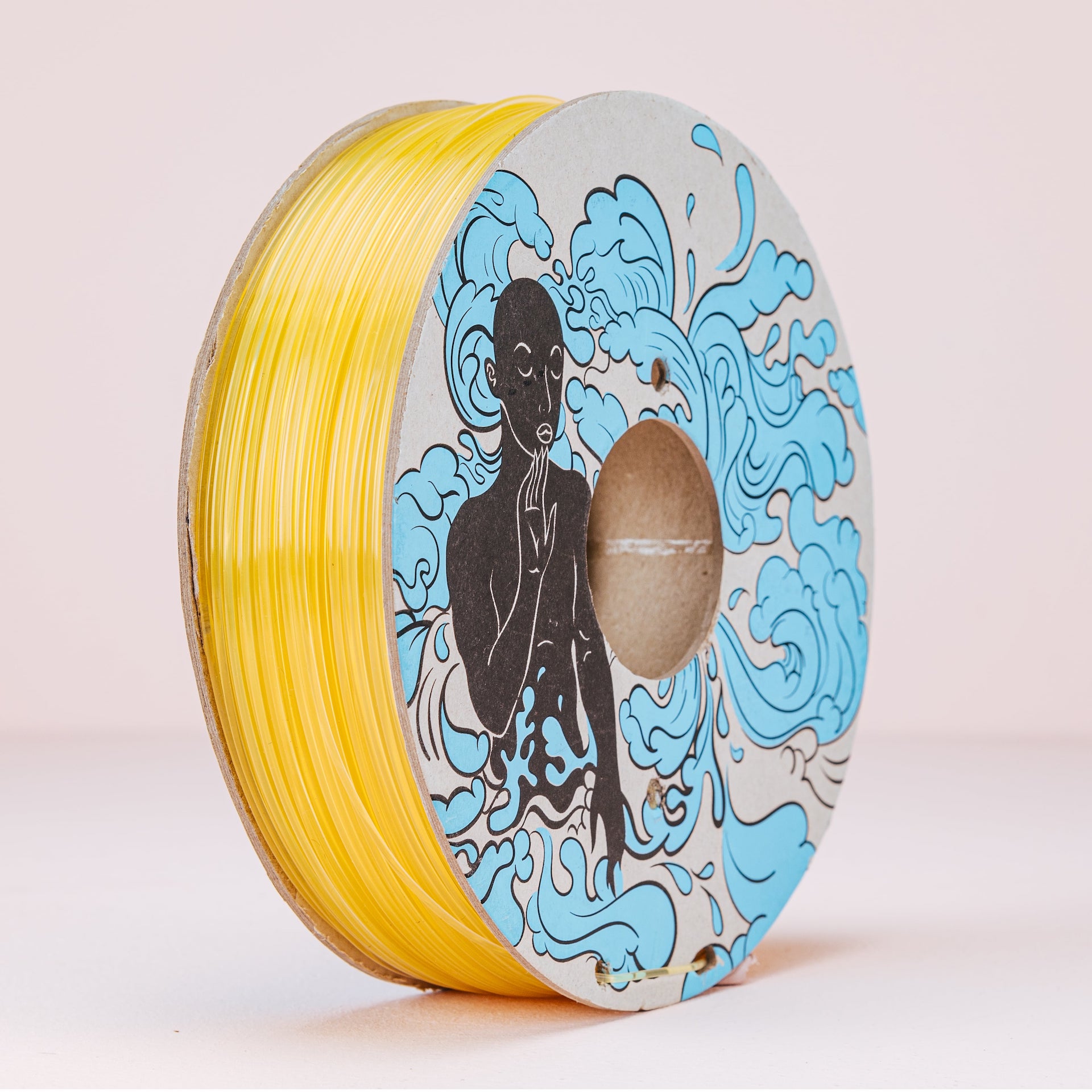 Reflow rPLA Limoncello Transparent 98% Recycled 3D Printing Filament 2.85mm 1Kg