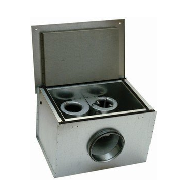 KVK DUO 125 Circular duct fan. 190m³/h