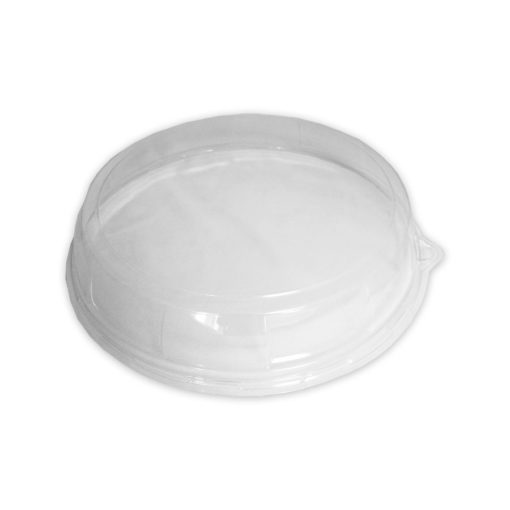 DSR12'' Round Clear Plastic Lid for DSR12 - 12'' - Cased 50 For Catering Hospitals