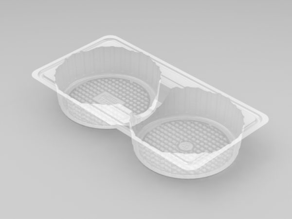 2 Cavity Large Pie Tray