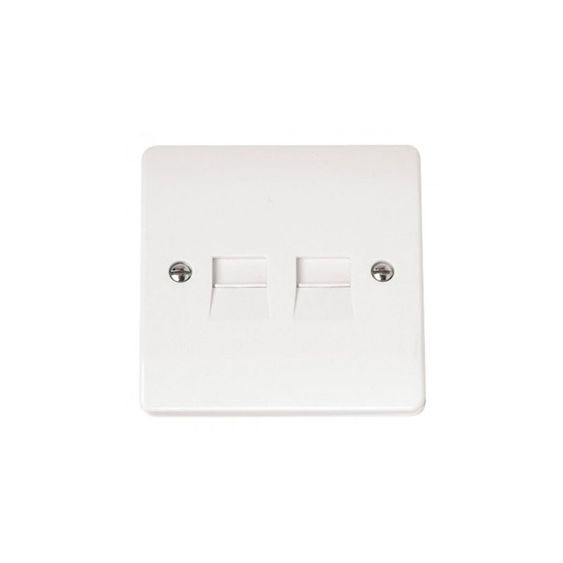 Click Twin Telephone Outlet - Master