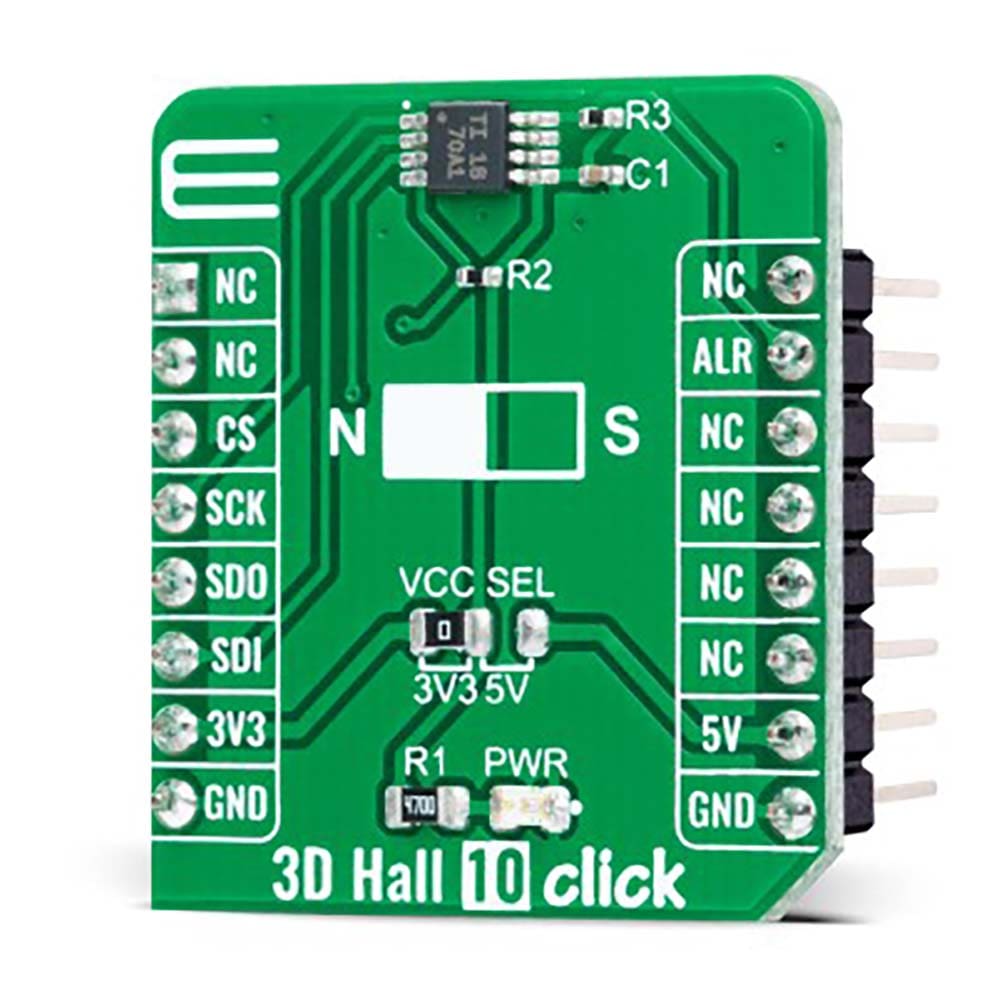 3D Hall 10 Click Board