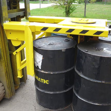 Automatic Drum Handler Attachment For Forklifts