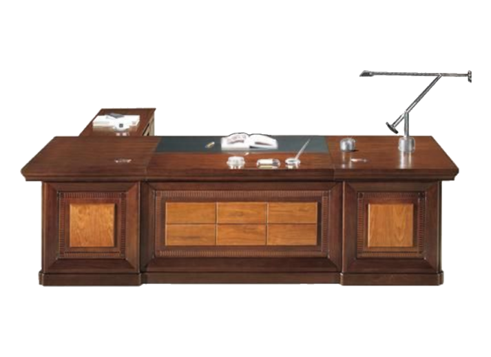 Providers Of Large Executive Desk With Unique Styling - with Pedestal and Return - 2400mm / 2600mm / 2800mm - U66241 Near Me