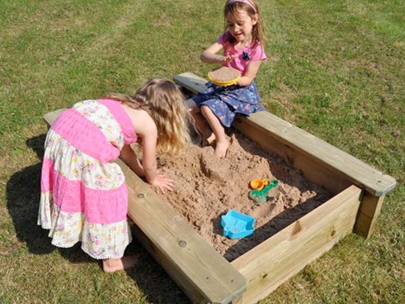 2m x 1m Budget Sandpit &#8211; 429mm