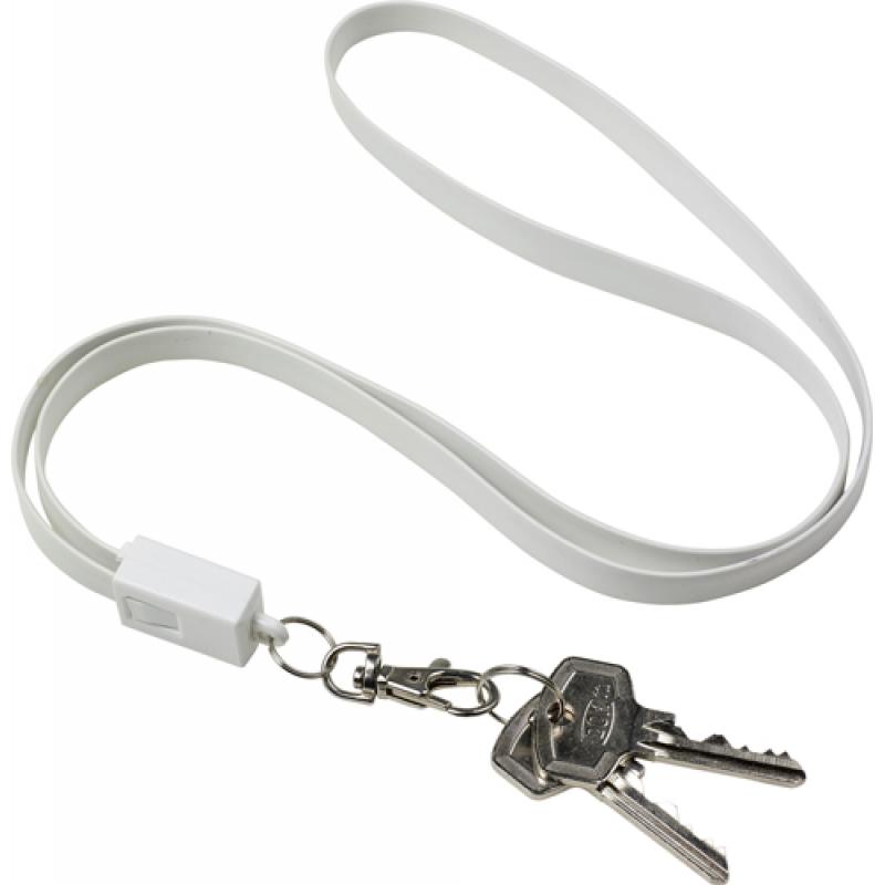 TPE lanyard and charging cable in one