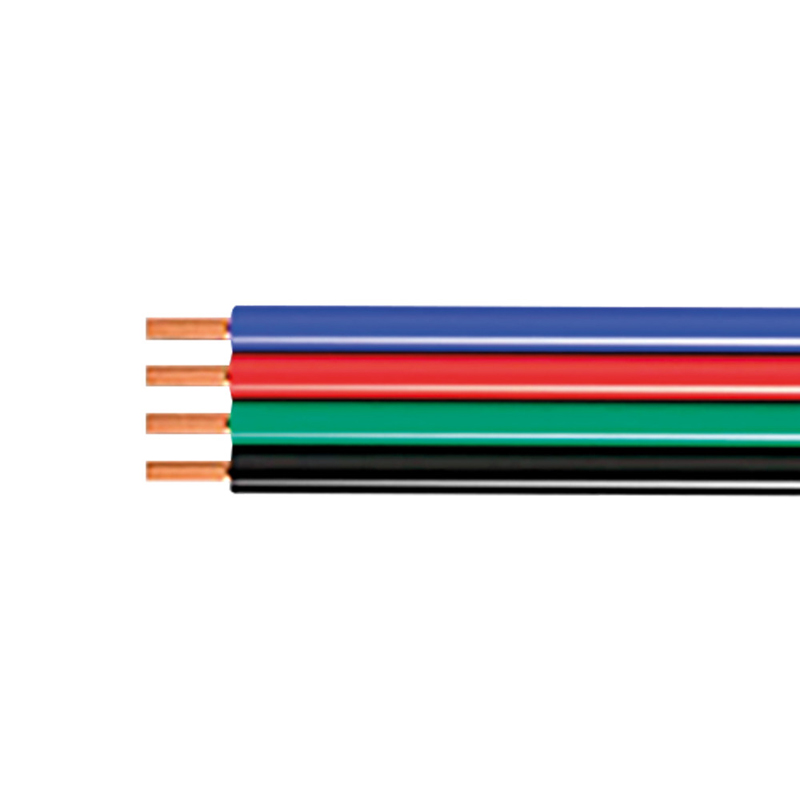 Integral 4 Core Cable 1.00mm² Black/Red/Green/Blue 1M Wire