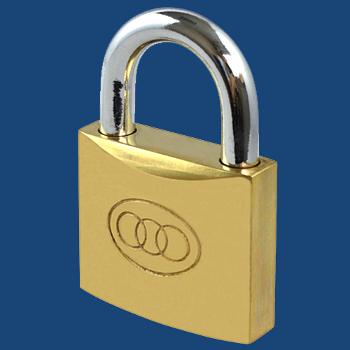 TriCircle 32mm Brass Padlock