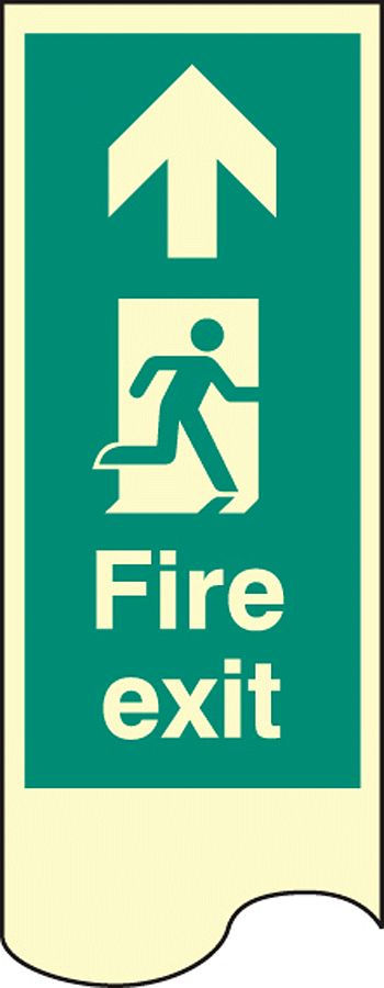 Door plate - fire exit right photo