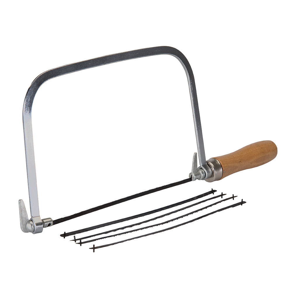 Silverline SW45 Coping Saw & 5 Blades 170mm