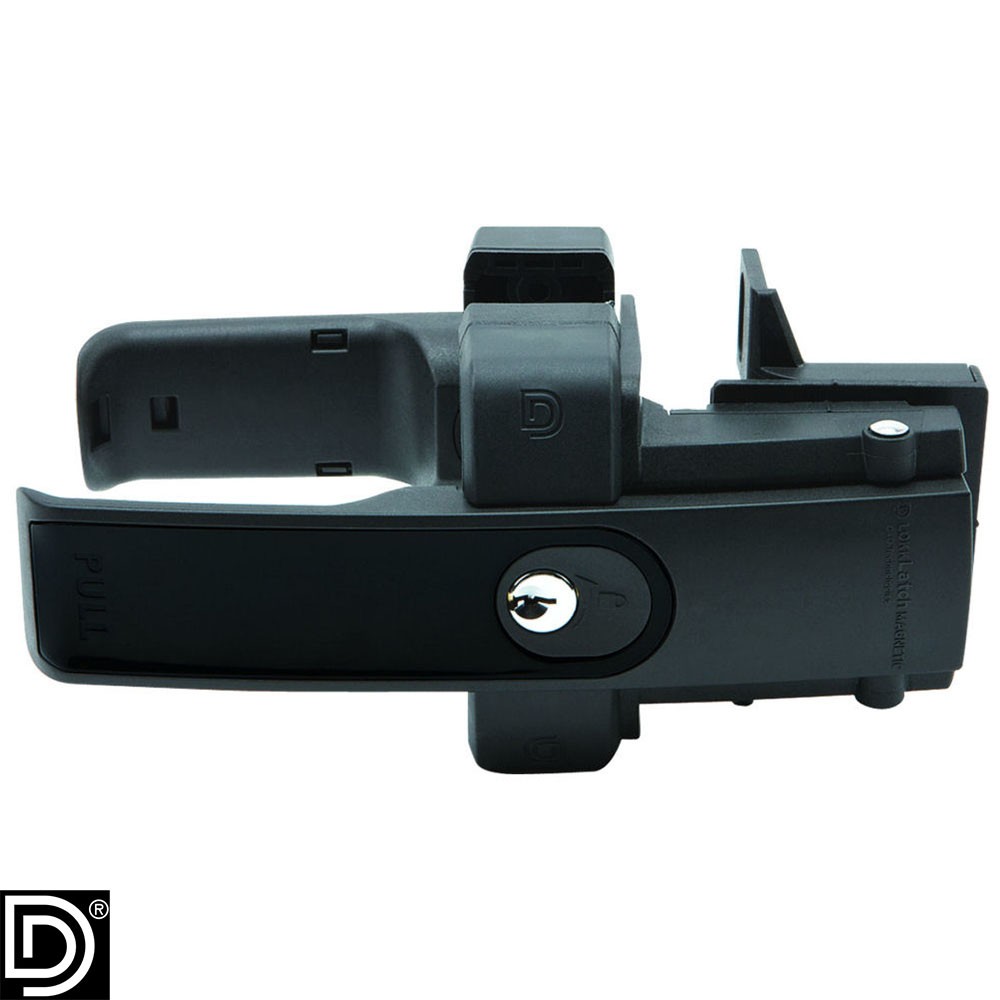 Vinyl Magnetic Lock Latch - Black Trims