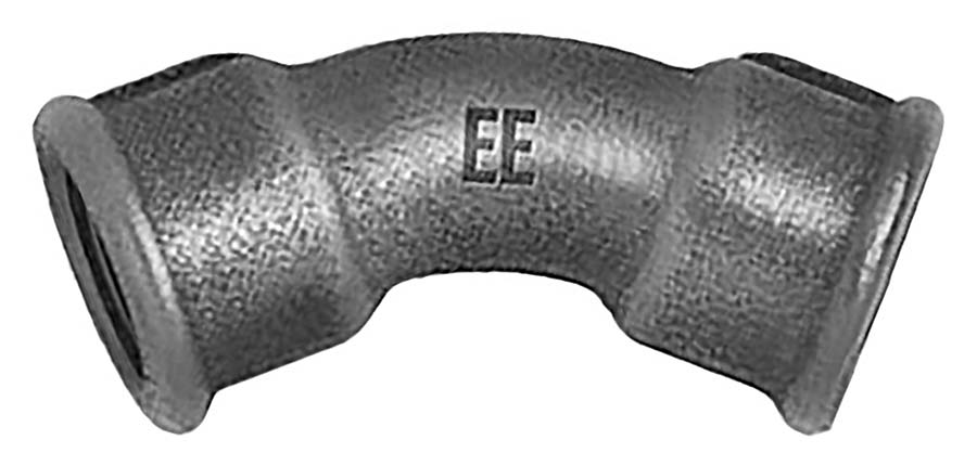 EE 45&#176; Female x Female Equal Bend