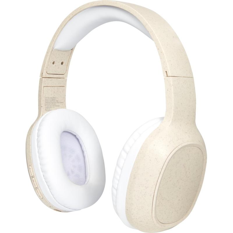 Riff wheat straw Bluetooth&#174; headphones with microphone