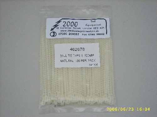 Beaded Cable Ties 120mm
[CT-N120B]