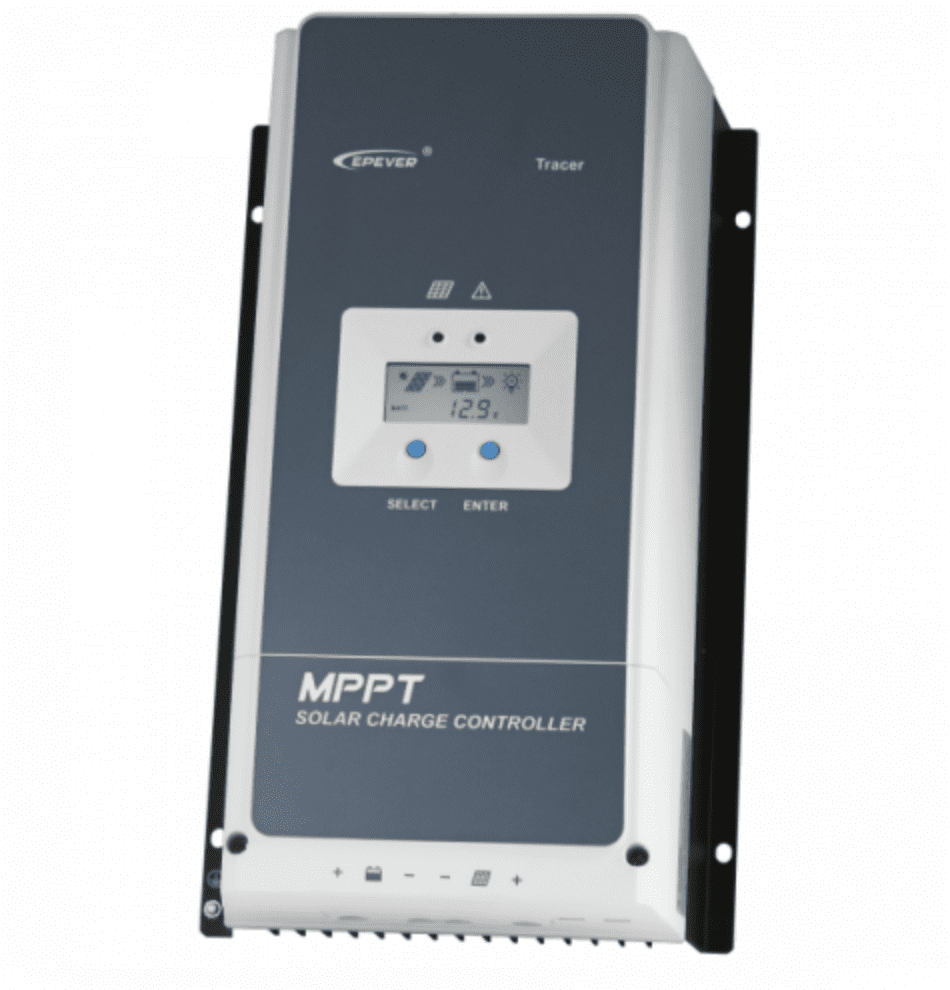 high efficiency 100a mppt solar charge controller for solar panels up to 1250w (12v) / 2500w (24v)/ 3750w (36v) / 5000w (48v) up to 200v