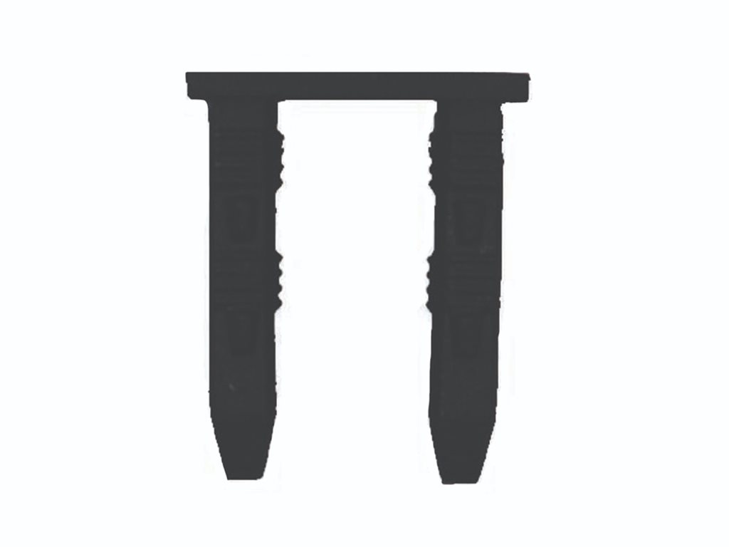 15.5 x 18mm Black Duplex/Interbar Staple Edge Keys (Box of 1,000)