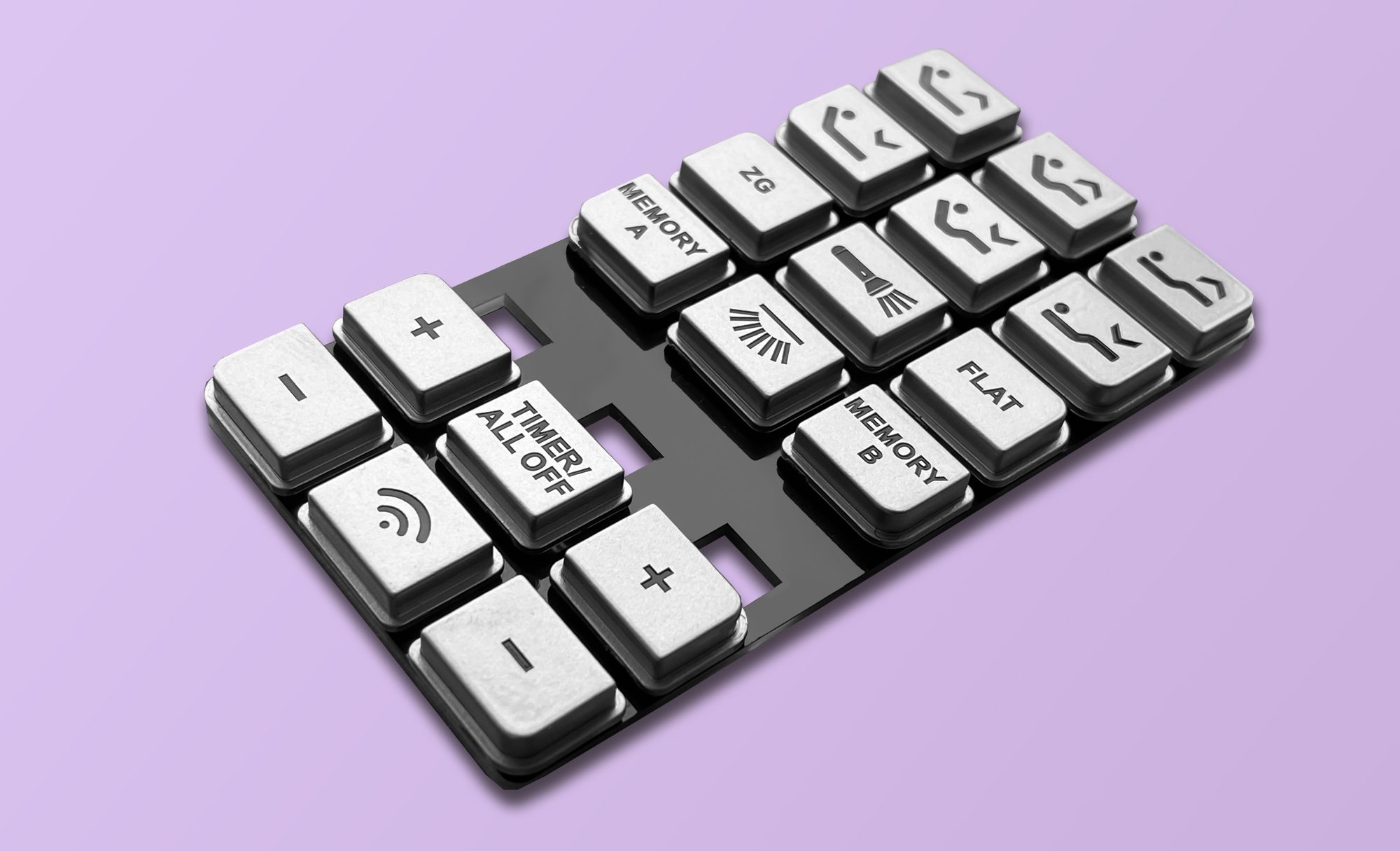 Customised Silicone Rubber Keypads with Multiple colours and Impressions For Manufacturing Services