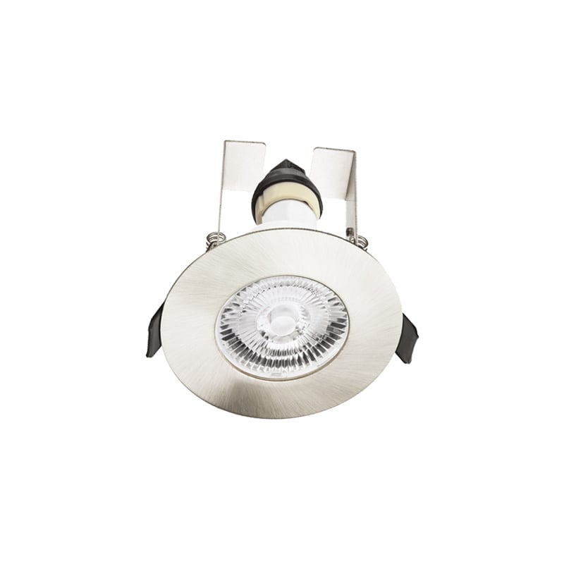 Integral EvoFire Fire Rated Insulation Coverable Downlight Satin Nickel