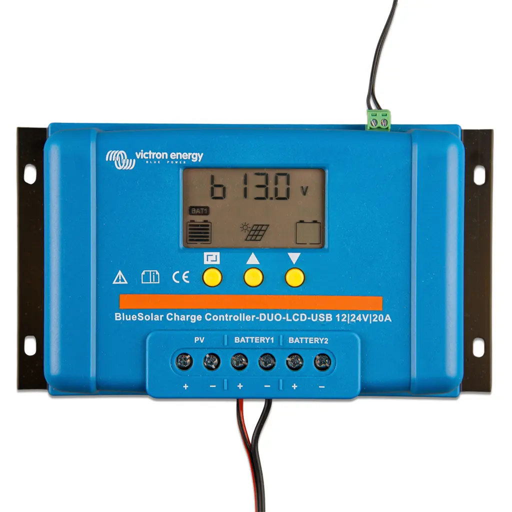 LCD display charge controllers