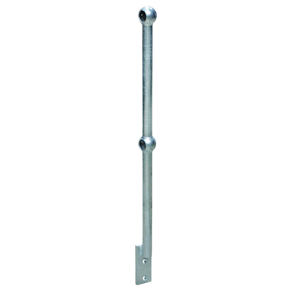 Galv Handrail Stds 3C(42.4od)550-550To Suit 42.4mm Od Tube Inc. Grubscrews