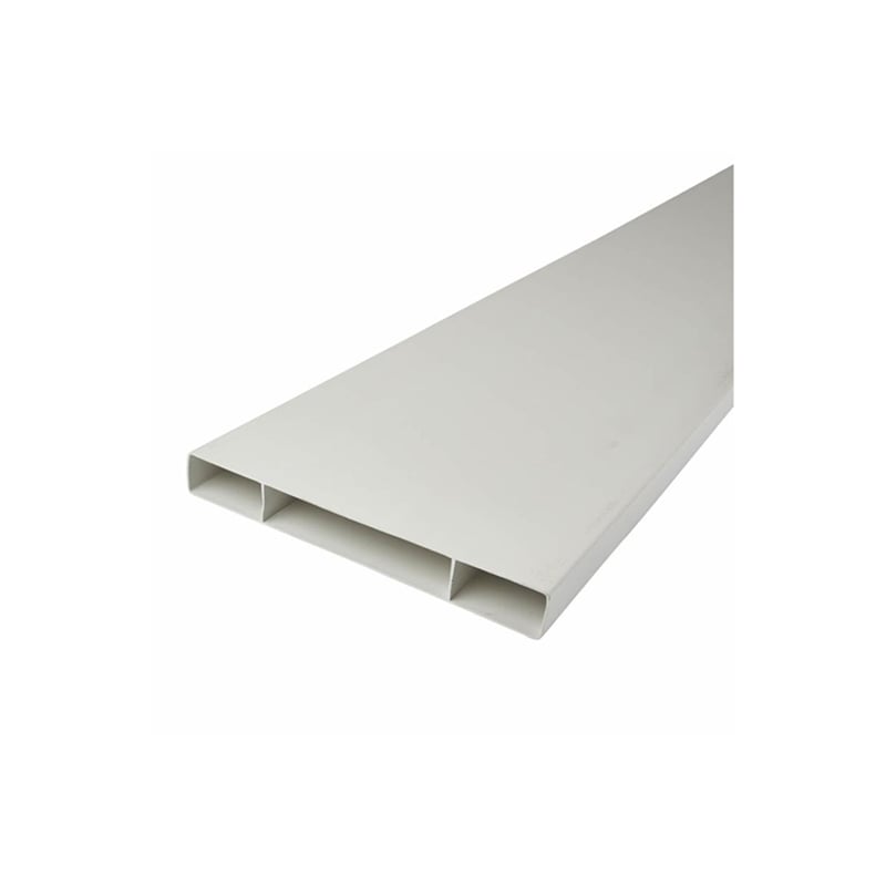 Manrose Rectangular Flat Channel 225mm x 25mm x 2.4 Metre