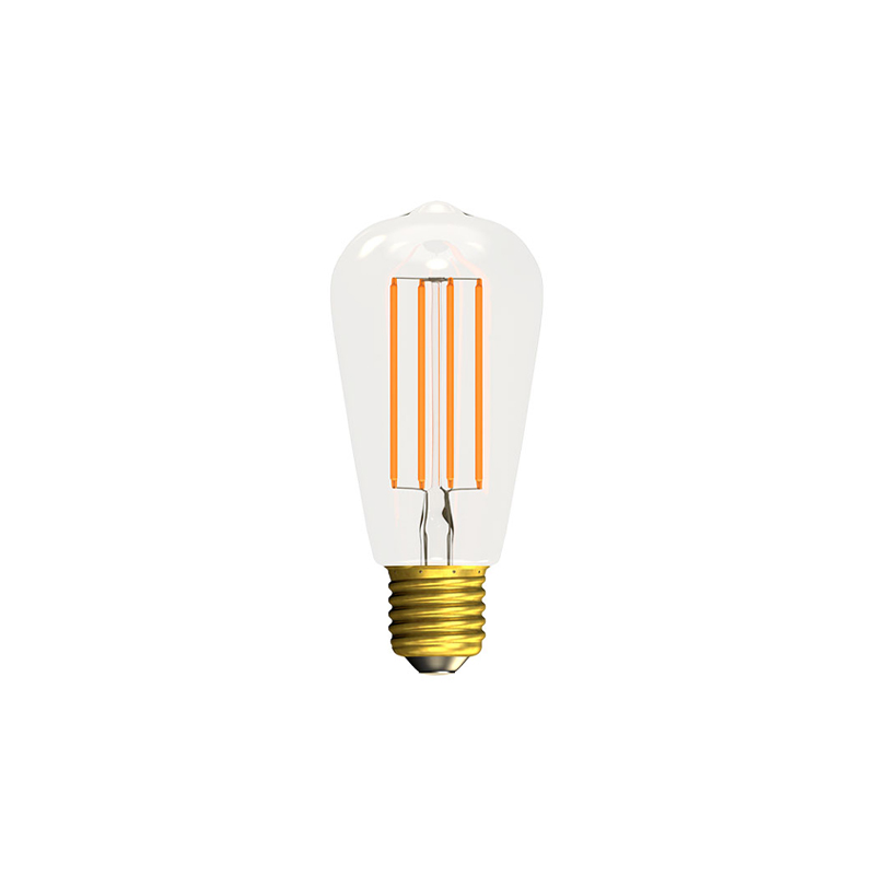 Bell Squirrel Cage Clear Non-Dimmable LED Filament Bulb 3.3W E27 2700K
