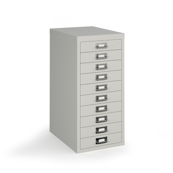 Bisley Multi Drawers with 10 Drawers - Grey
