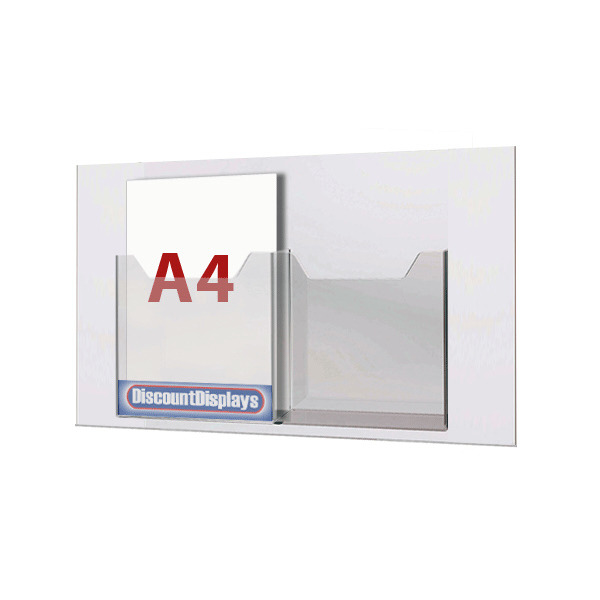 2 x A4 Leaflet Dispenser on A1 Centres