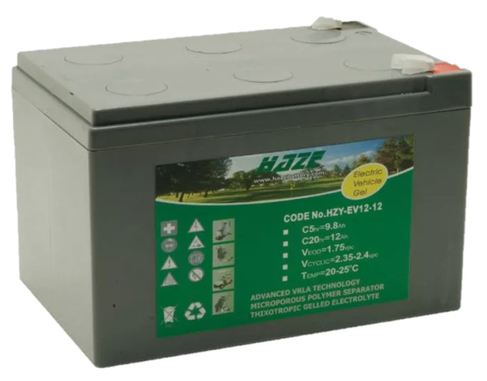 HZY-EV12-12, 12 Volt 12Ah