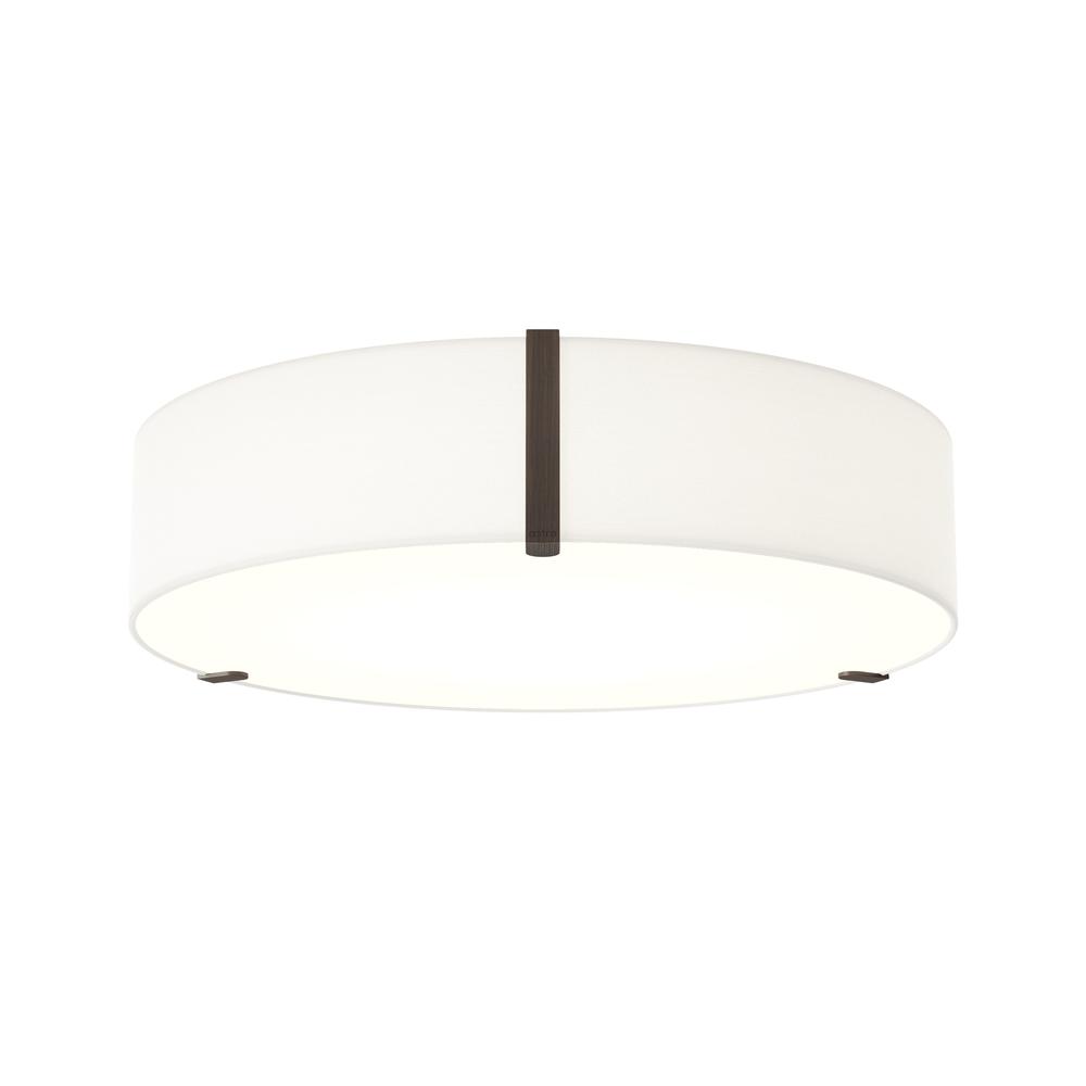 Astro Salina 550 White Fabric / Bronze Ceiling Light