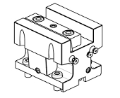 Quick Change MTSK Axial reinforced driven tool H&#61;60mm