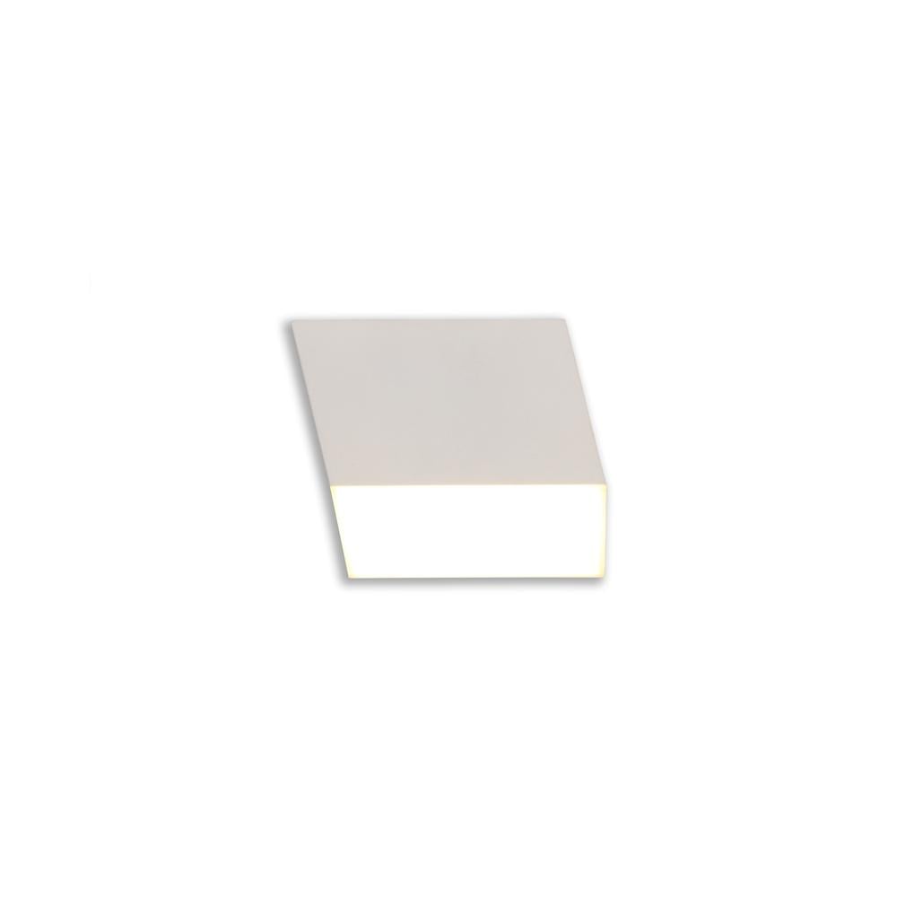 Luxuria Oberon Spotlight 10.5cm Square 1x10W LED 3000K 700lm Sand White