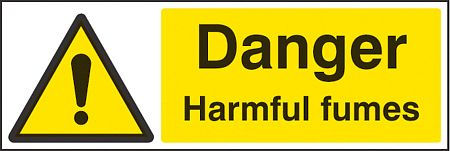 Danger harmful fumes