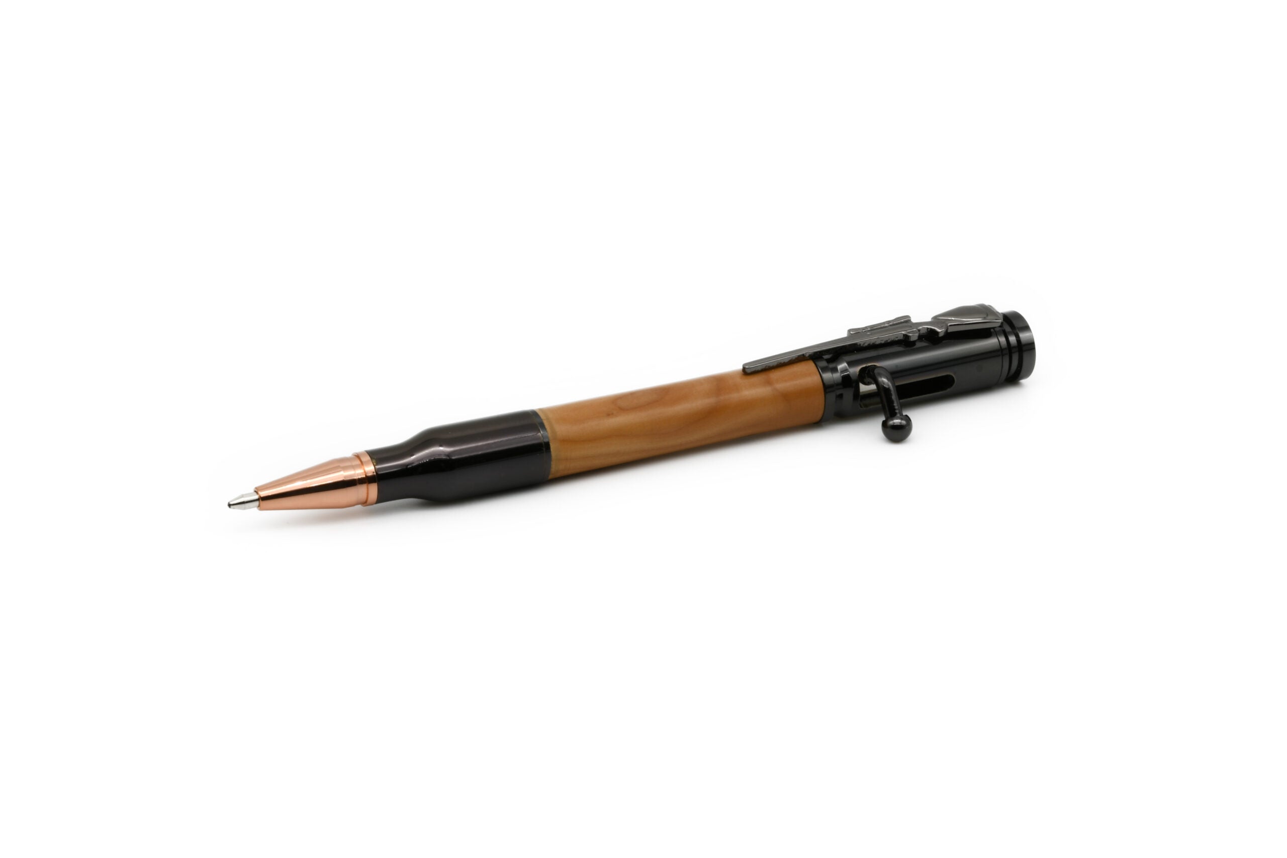 Rotur Bolt Action Pen Kit Gun Metal & Copper Tip