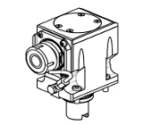 Radial driven tool H&#61;75mm