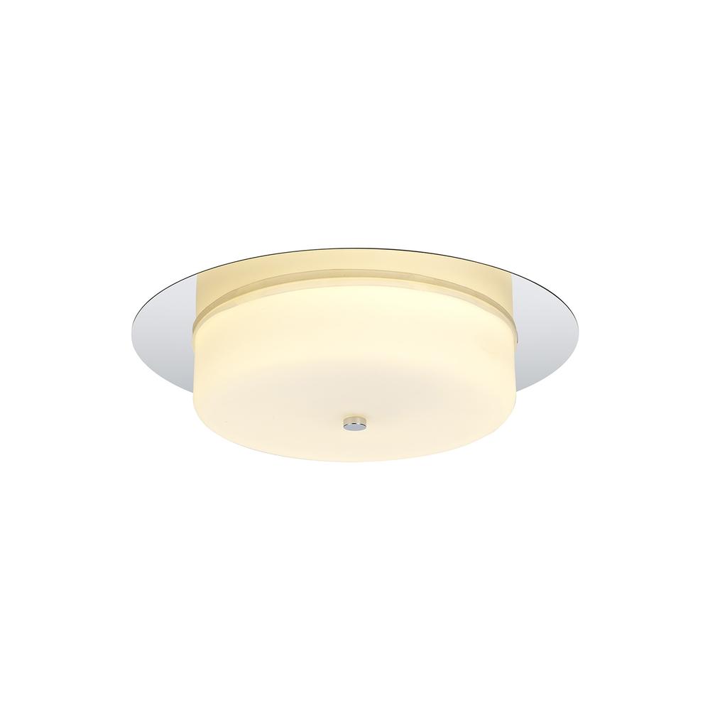 Luxuria Rigel 35cm Ceiling 18W LED 3000K 1080lm IP44 Polished Chrome