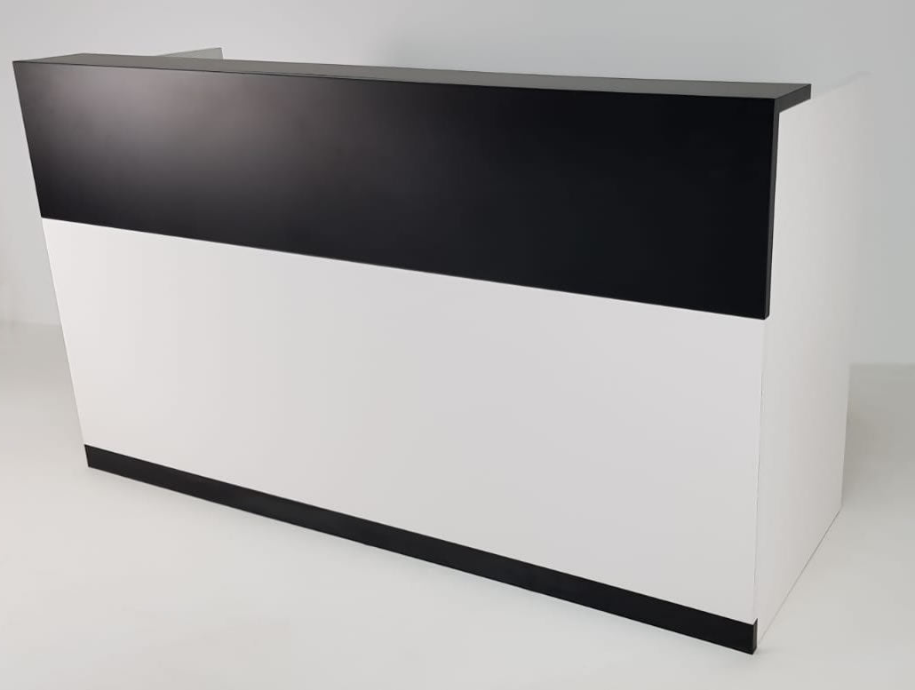 Reception Desk Counter in Black and White North Yorkshire
