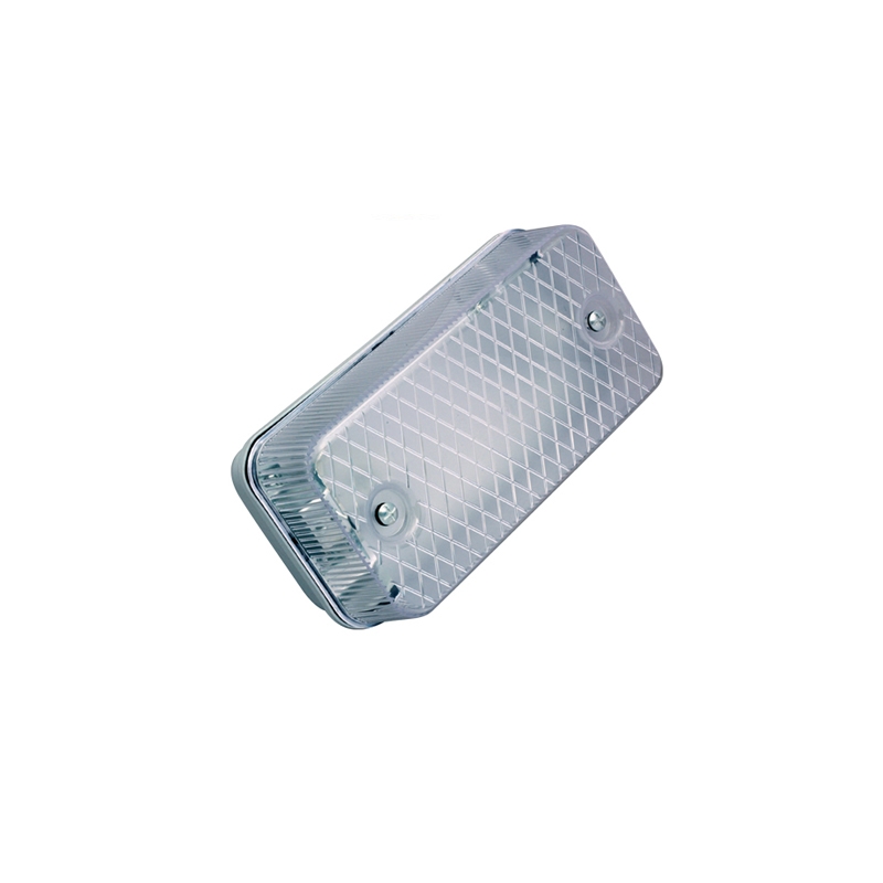 Ansell Clear Polycarbonate/Alloy Bulkhead Fitting 100W IP65