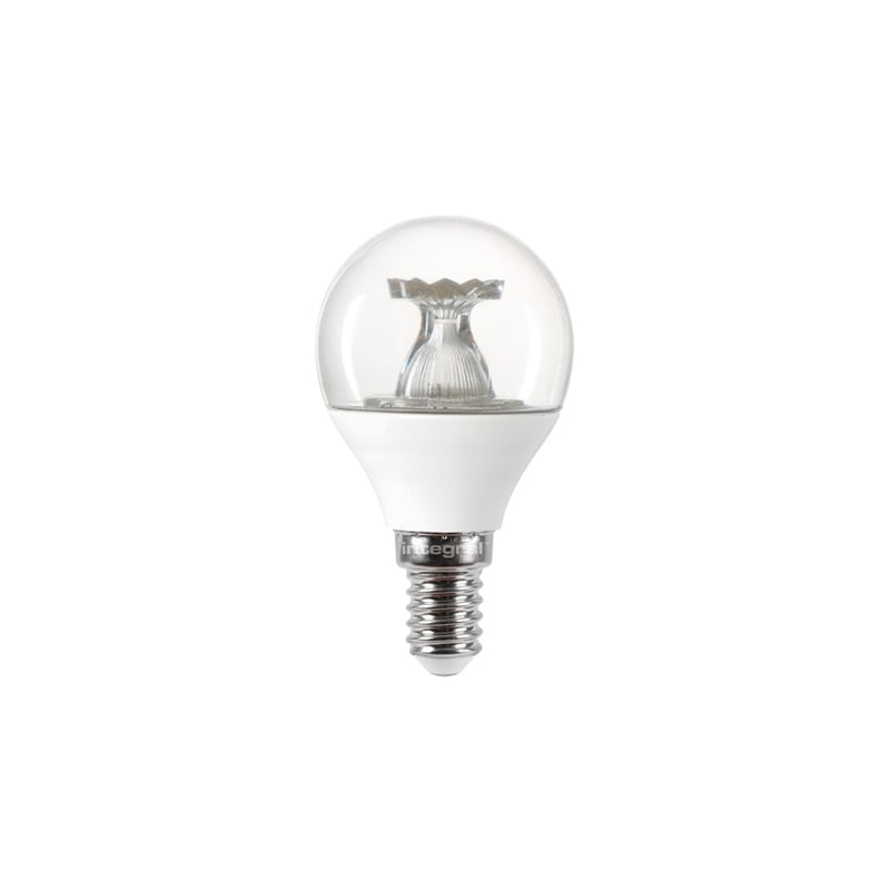 Integral 2700K Dimmable E14 Golf Ball LED Bulb 4.​9W = 40W